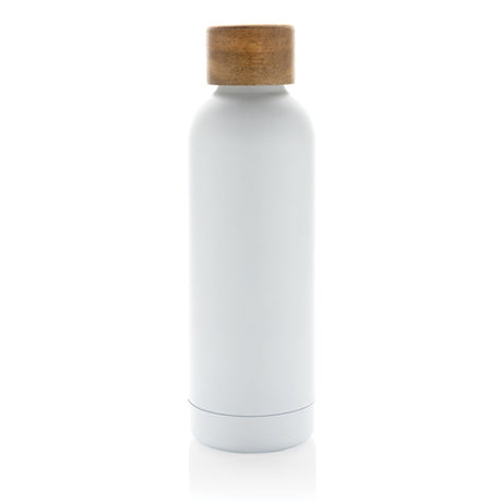 Wood Rcs Certified Recycled Stainless Steel Vacuum Bottle