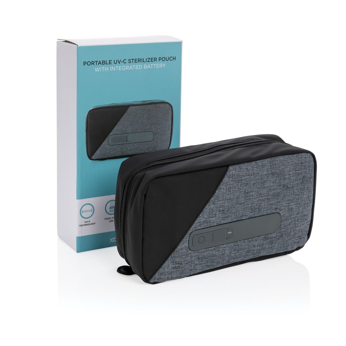 Portable Uv-C Steriliser Pouch With Integrated Battery