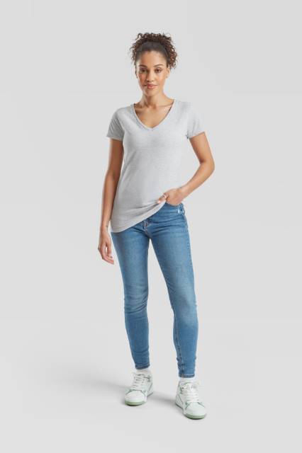 Lady-Fit Valueweight V-Neck T