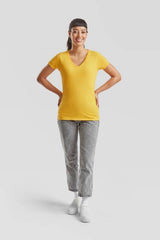Lady-Fit Valueweight V-Neck T