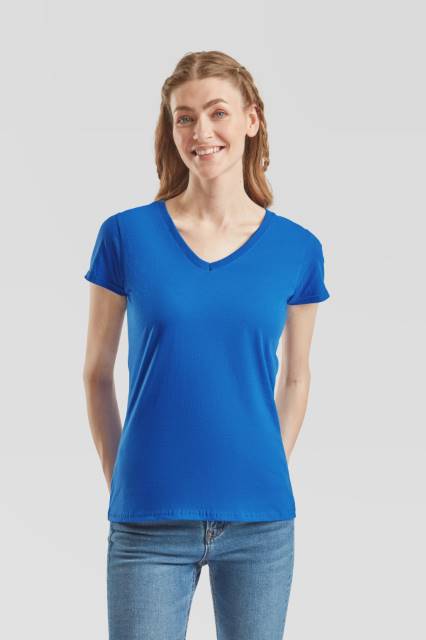 Lady-Fit Valueweight V-Neck T