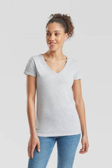 Lady-Fit Valueweight V-Neck T