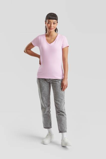 Lady-Fit Valueweight V-Neck T