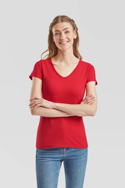 Lady-Fit Valueweight V-Neck T