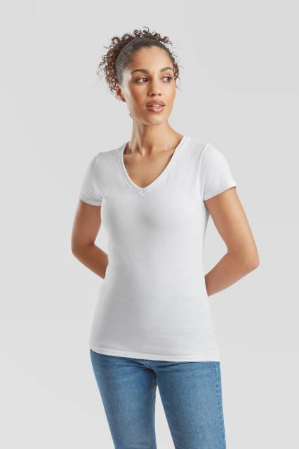 Lady-Fit Valueweight V-Neck T