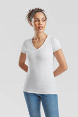 Lady-Fit Valueweight V-Neck T