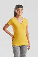 Lady-Fit Valueweight V-Neck T