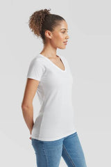 Lady-Fit Valueweight V-Neck T