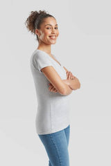 Lady-Fit Valueweight V-Neck T