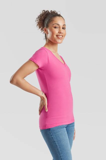 Lady-Fit Valueweight V-Neck T