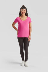 Lady-Fit Iconic 150 V-Neck T