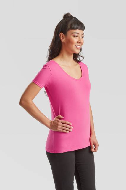 Lady-Fit Iconic 150 V-Neck T